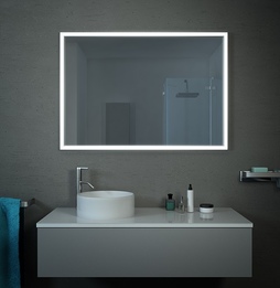 Зеркало с подсветкой в ванную комнату Орнос